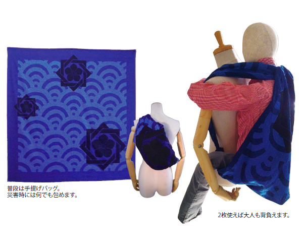 “Tosa Giant Furoshiki” Emergency Wrapping Cloth画像